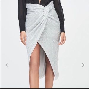 Lavish Alice Sequin Midi Skirt NWT